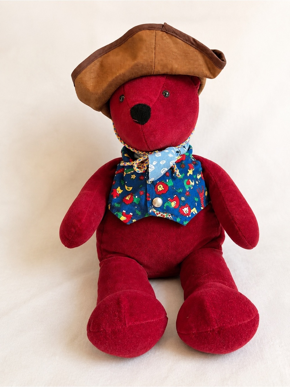Vintage Russ Buckaroo Cowboy Bear Plush 12β Teddy Stuffed Animalβ